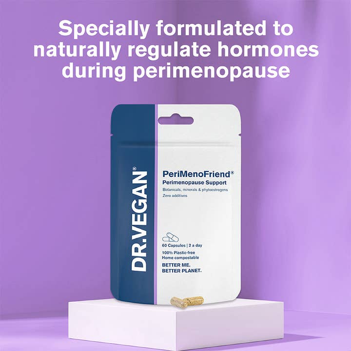 DR. VEGAN - PeriMenoFriend® | 60 Capsules | Peri-Menopause Symptoms