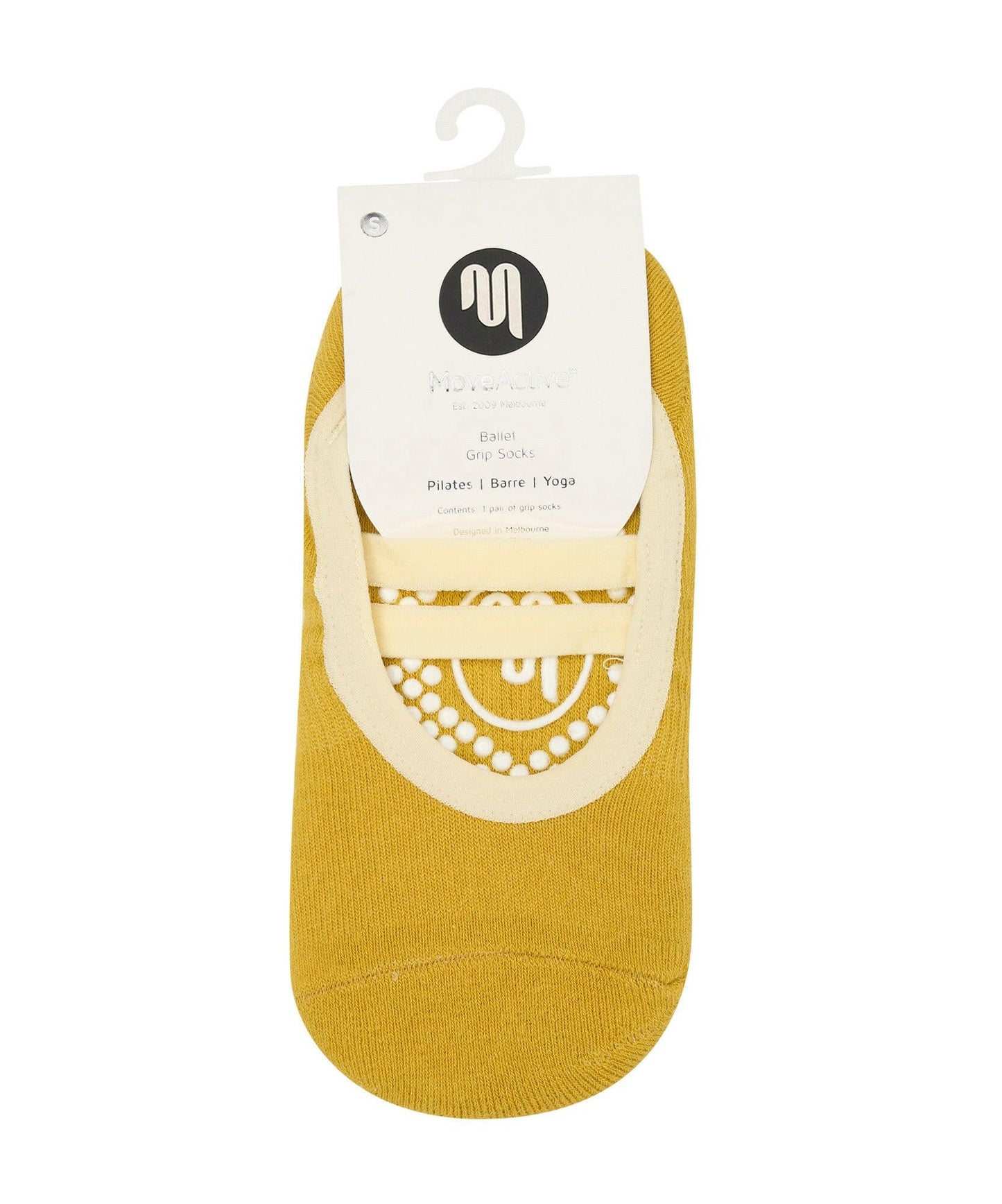 Ballet Non Slip Grip Socks - Amber
