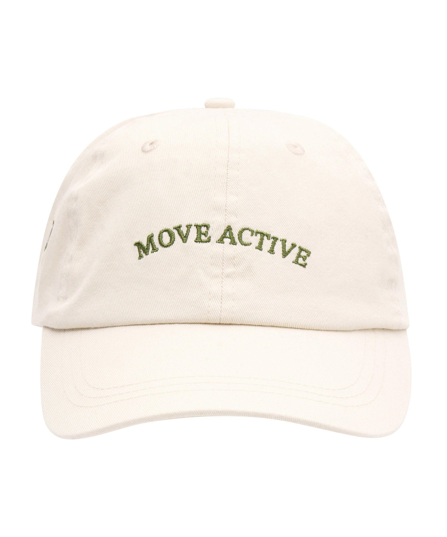 Embroidered Cap - Ivory