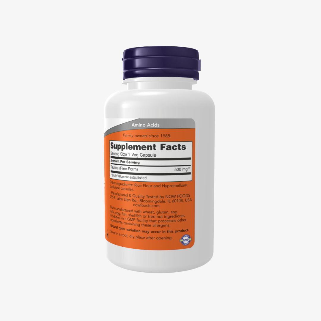 NOW Foods Taurine 500mg