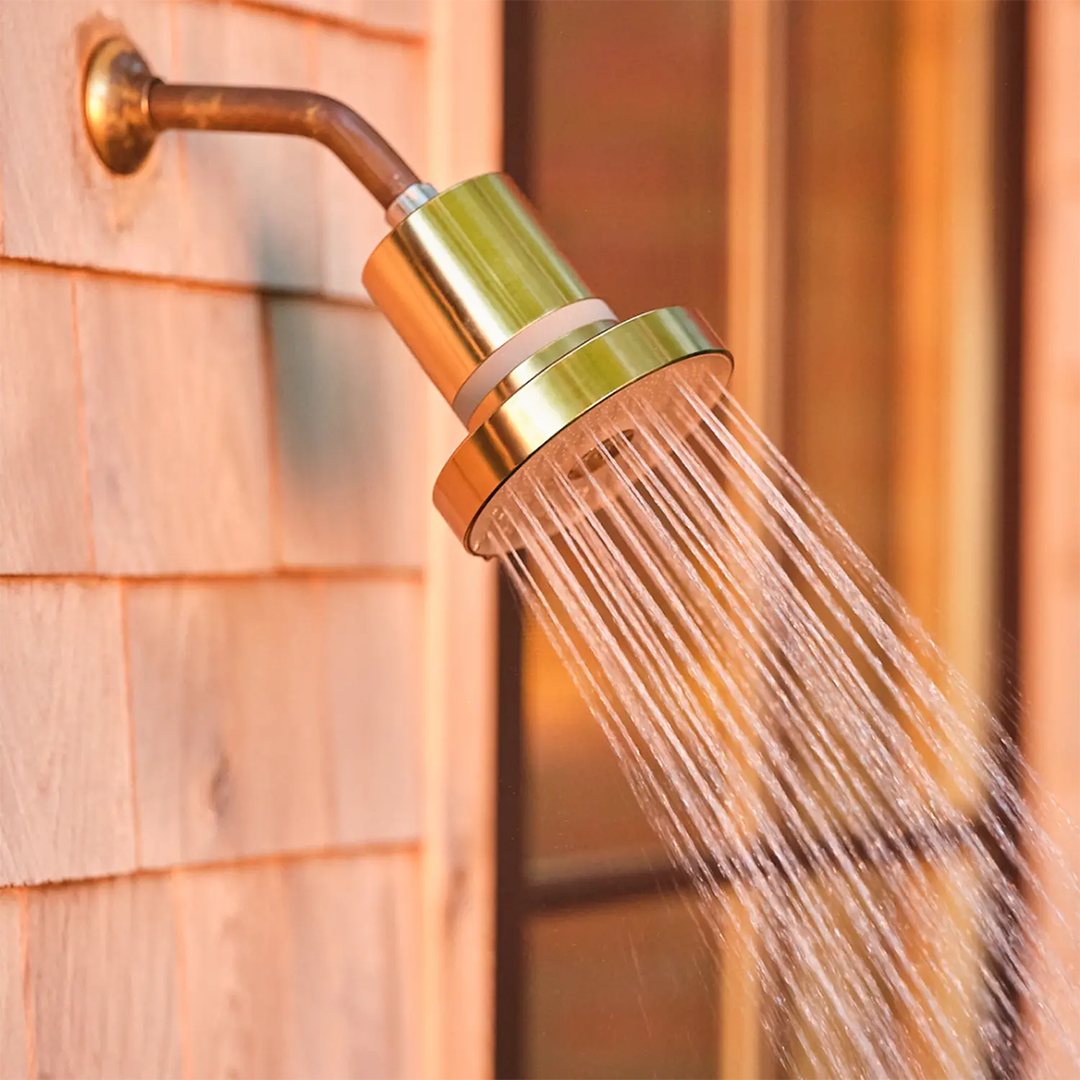 Jolie Skin Co Filtered Showerhead - Brushed Gold