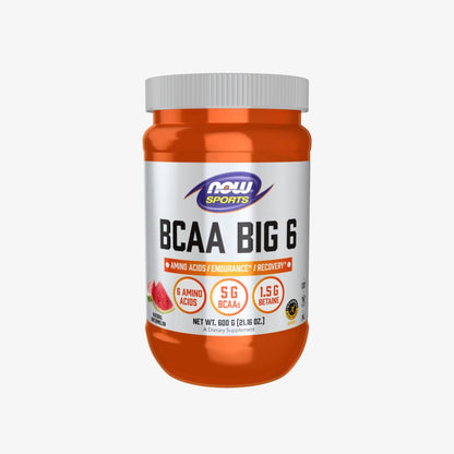 NOW Foods BCAA BIG 6 POWDER - WATERMELON FLAVOR 600 G