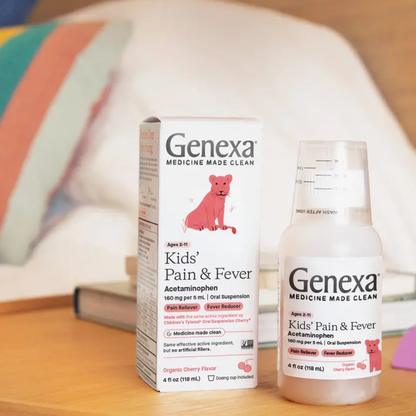 Genexa Kids' Pain & Fever - Cherry