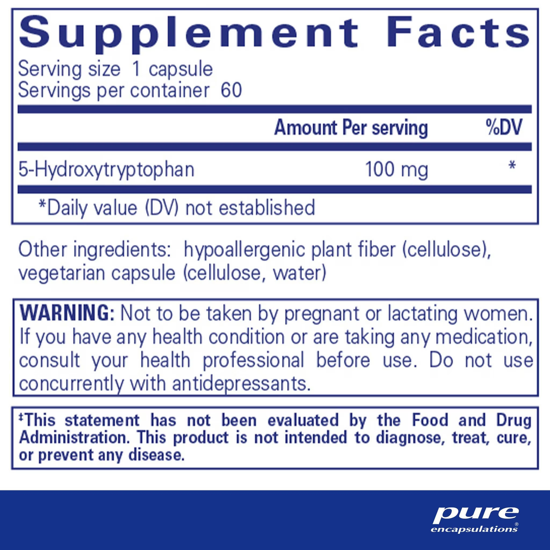 Pure Encapsulations 5-HTP 100 mg