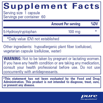 Pure Encapsulations 5-HTP 100 mg