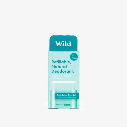 Wild Aqua Case and Fresh Cotton & Sea Salt Deodorant