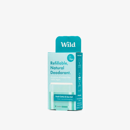 Wild Aqua Case and Fresh Cotton & Sea Salt Deodorant