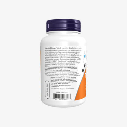 NOW Foods True Focusâ„¢ Veg Capsules