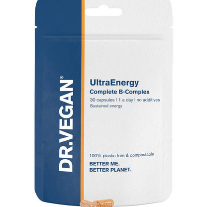 DR. VEGAN - UltraEnergy | 30 Capsules | B Vitamin Complex | Energy