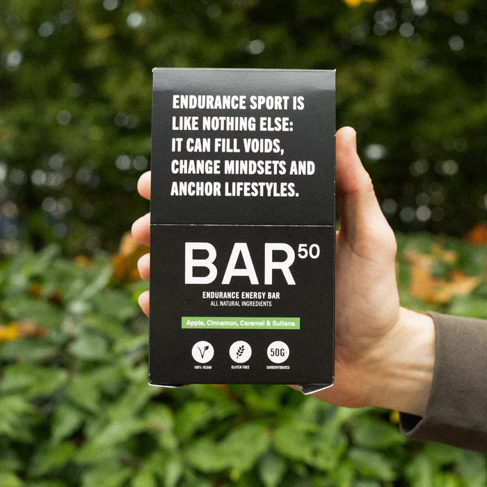 BAR50 Apple, Cinnamon, Caramel & Sultana Energy Bar