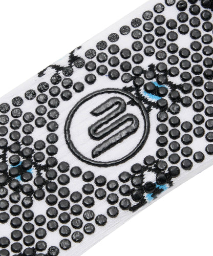 CrewÂ Non Slip Grip Socks - "Love & Peace"