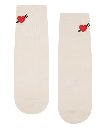 Crew Non Slip Grip Socks - Cupid