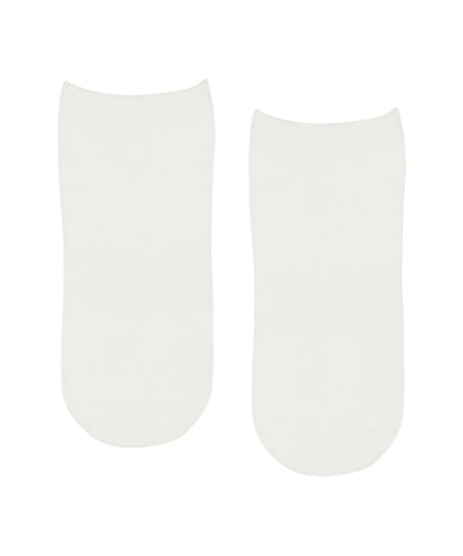 Classic Low Rise Grip Socks - Ivory