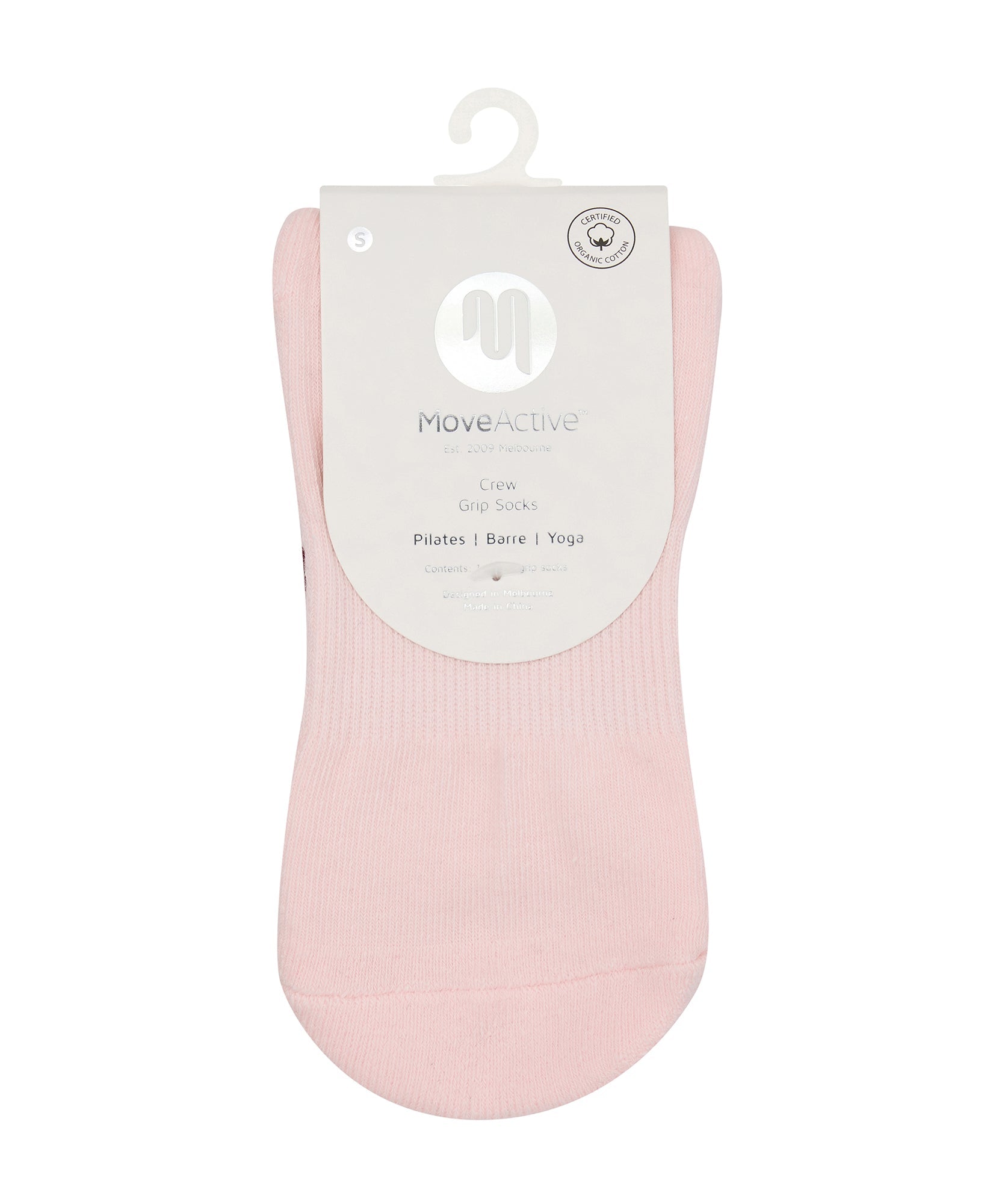 Crew Non Slip Grip Socks - Sweetheart Stripes