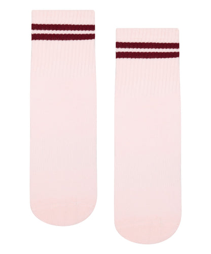Crew Non Slip Grip Socks - Sweetheart Stripes