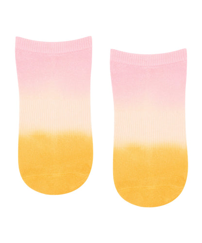 Classic Low Rise Grip Socks - Mimosa Sorbet OmbrÃ©