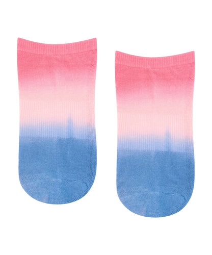 Classic Low Rise Grip Socks - Berry Sorbet OmbrÃ©