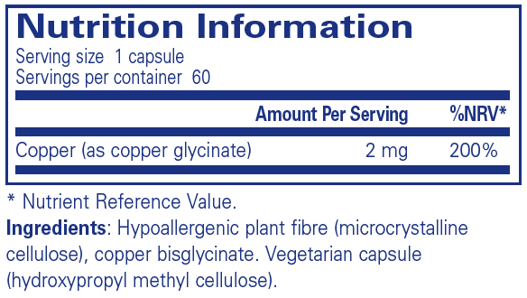 Copper (Glycinate) - Pure Encapsulations