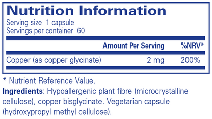 Copper (Glycinate) - Pure Encapsulations