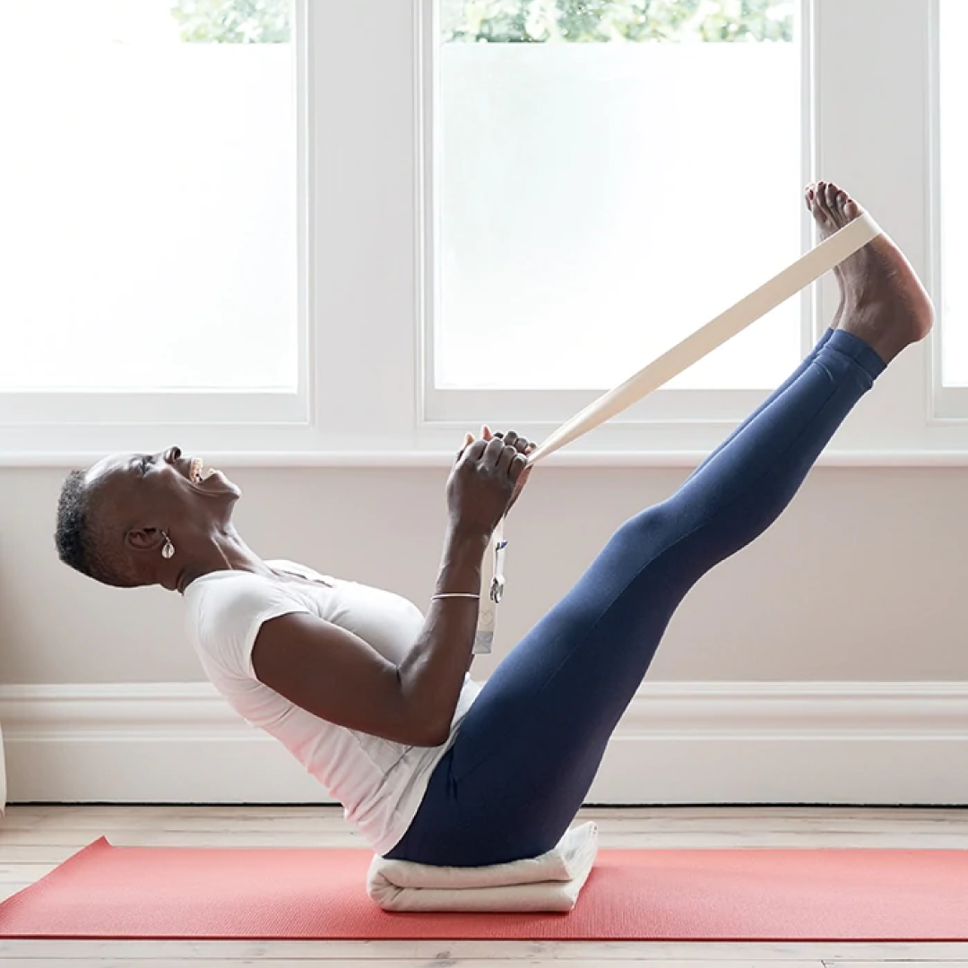 Natural Cotton Yoga Blanket - Perfect For Folding