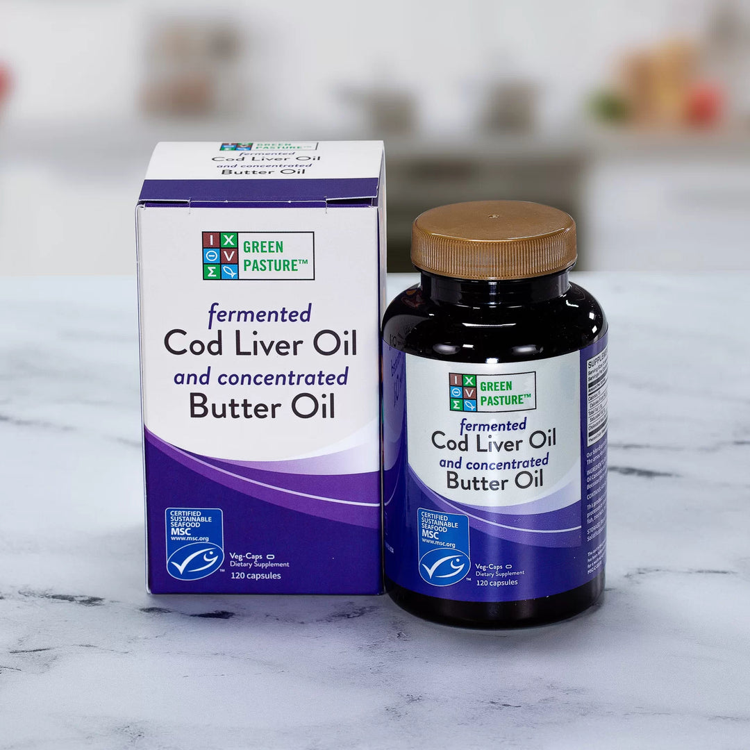 Green Pasture Cod Liver Oil & Butter Oil Capsules