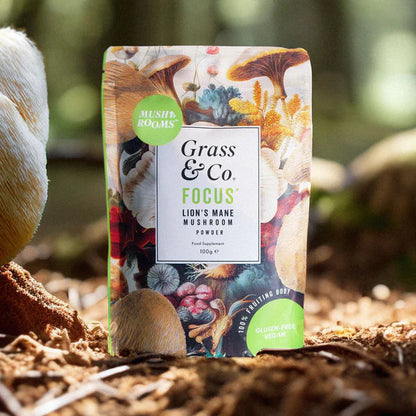 Grass & Co. FOCUS - Mushrooms, Ginseng & Omega 3