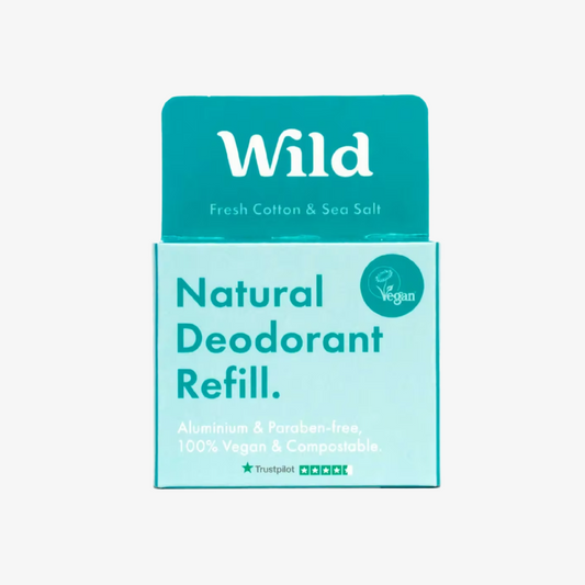 Wild Deodorant Fresh Cotton & Sea Salt Refill