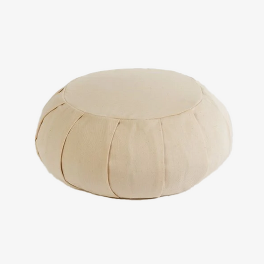 Round Zafu Meditation Cushion - Buckwheat