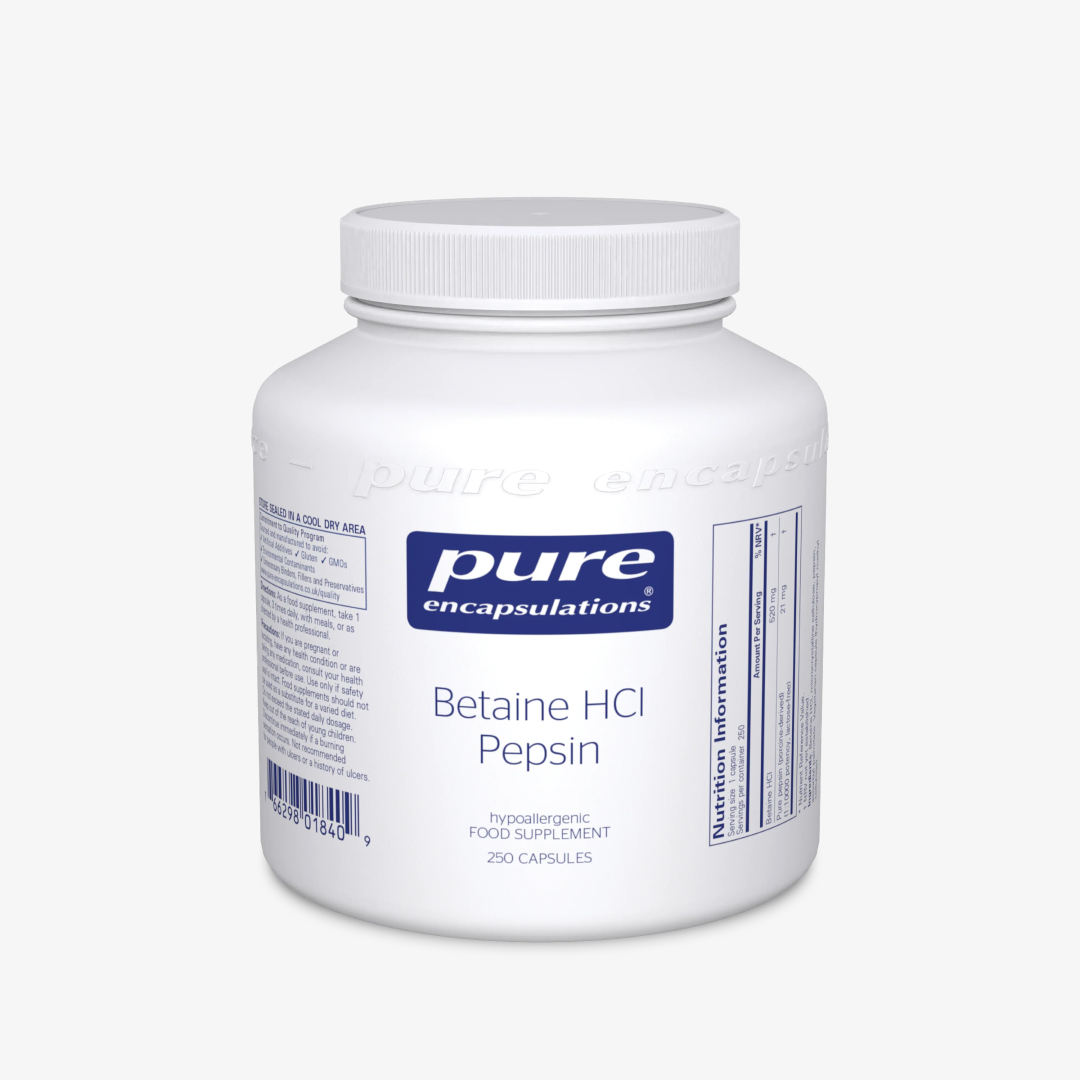 Pure Encapsulations Betaine HCl Pepsin