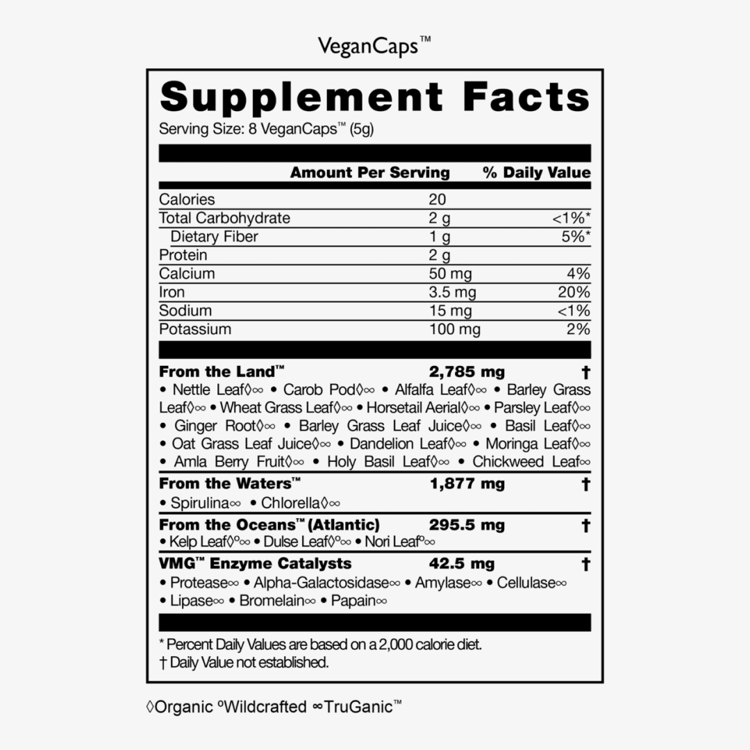 HealthForce Superfoods Vitamineral Green Capsules