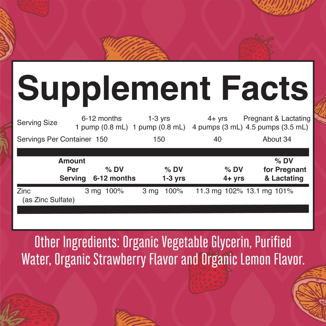 MaryRuth's Liquid Zinc - Strawberry Lemon