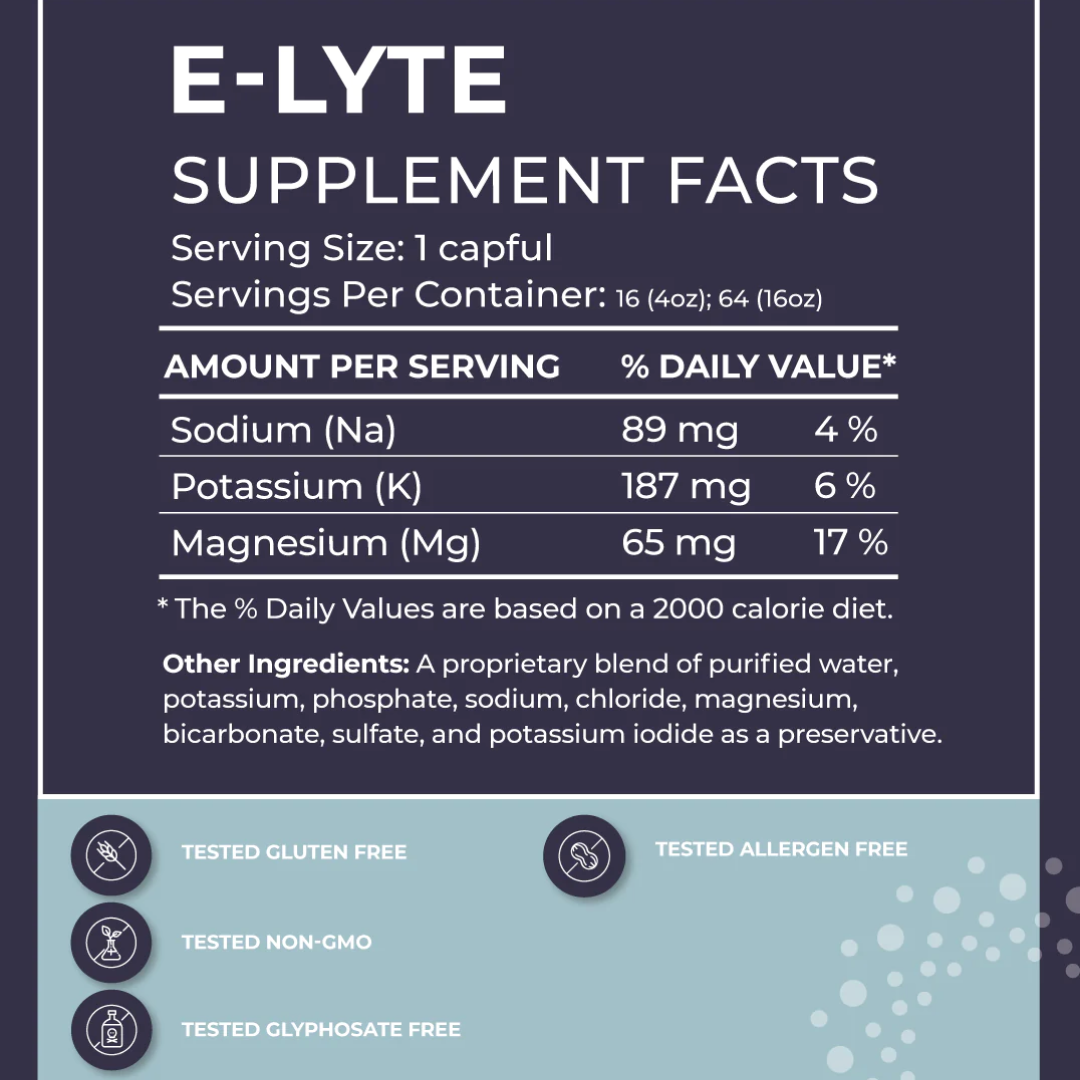 BodyBio Elyte - Balanced Electrolyte Concentrate