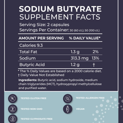 BodyBio Butyrate (Sodium)