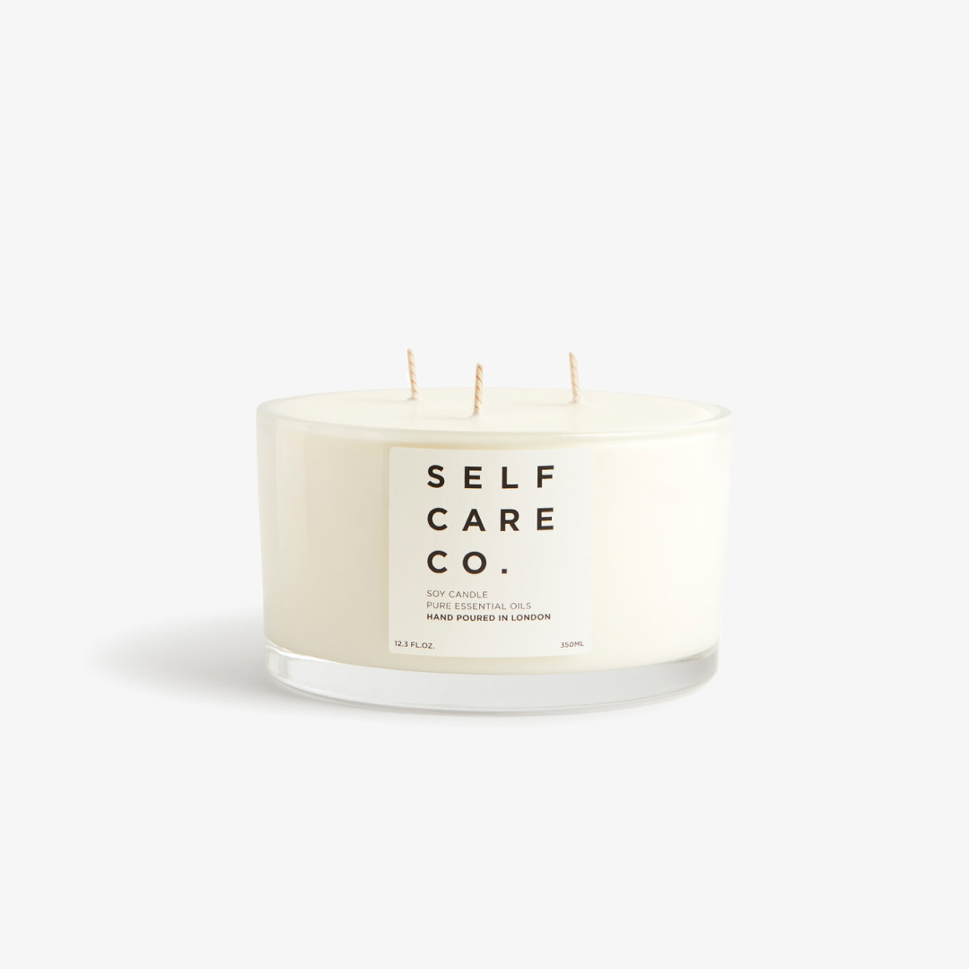 Self Care Co. Luxury 3 Wick Candle - Eucalyptus