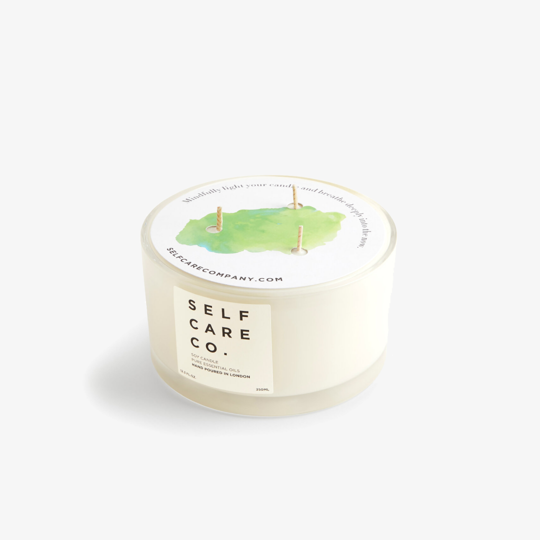 Self Care Co. Luxury 3 Wick Candle - Eucalyptus