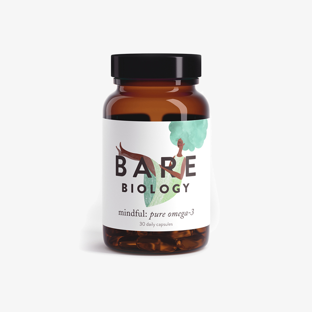 Bare Biology Mindful Omega 3 Fish Oil Capsules