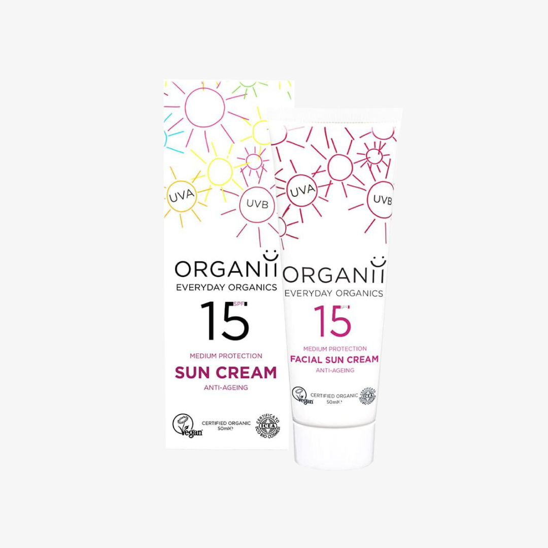 ORGANii SPF 15 Facial Sun Cream