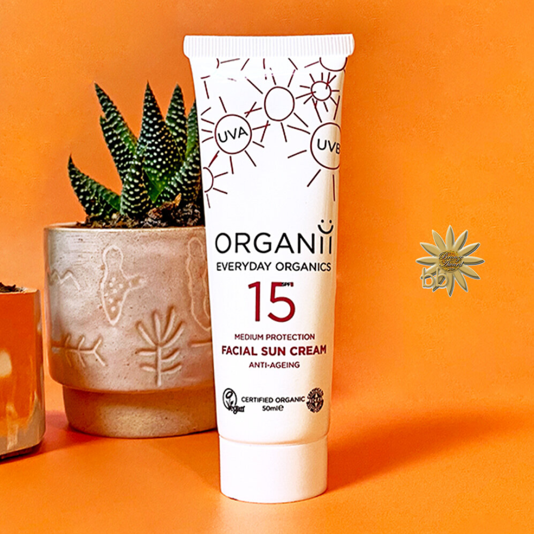 ORGANii SPF 15 Facial Sun Cream