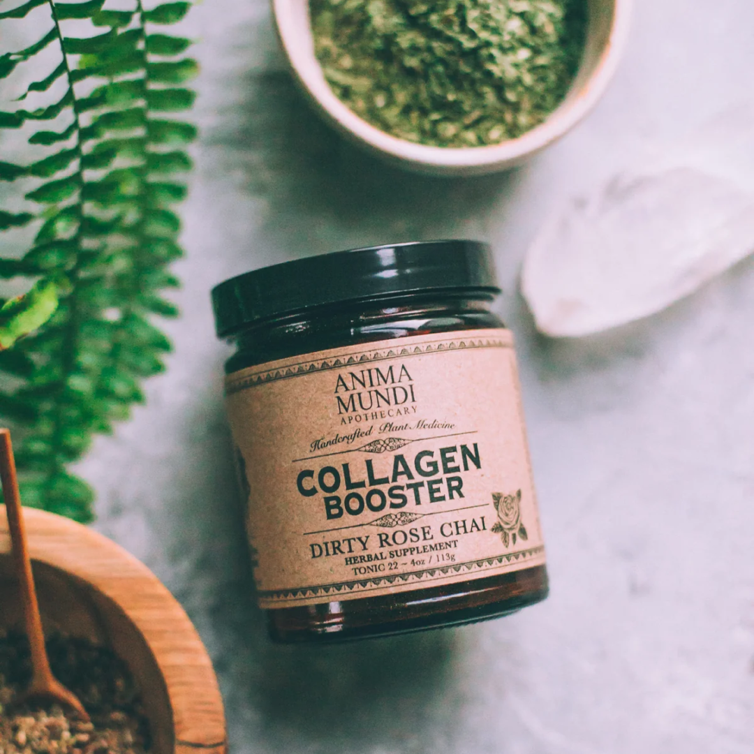 Anima Mundi Collagen Booster Powder - Dirty Rose Chai