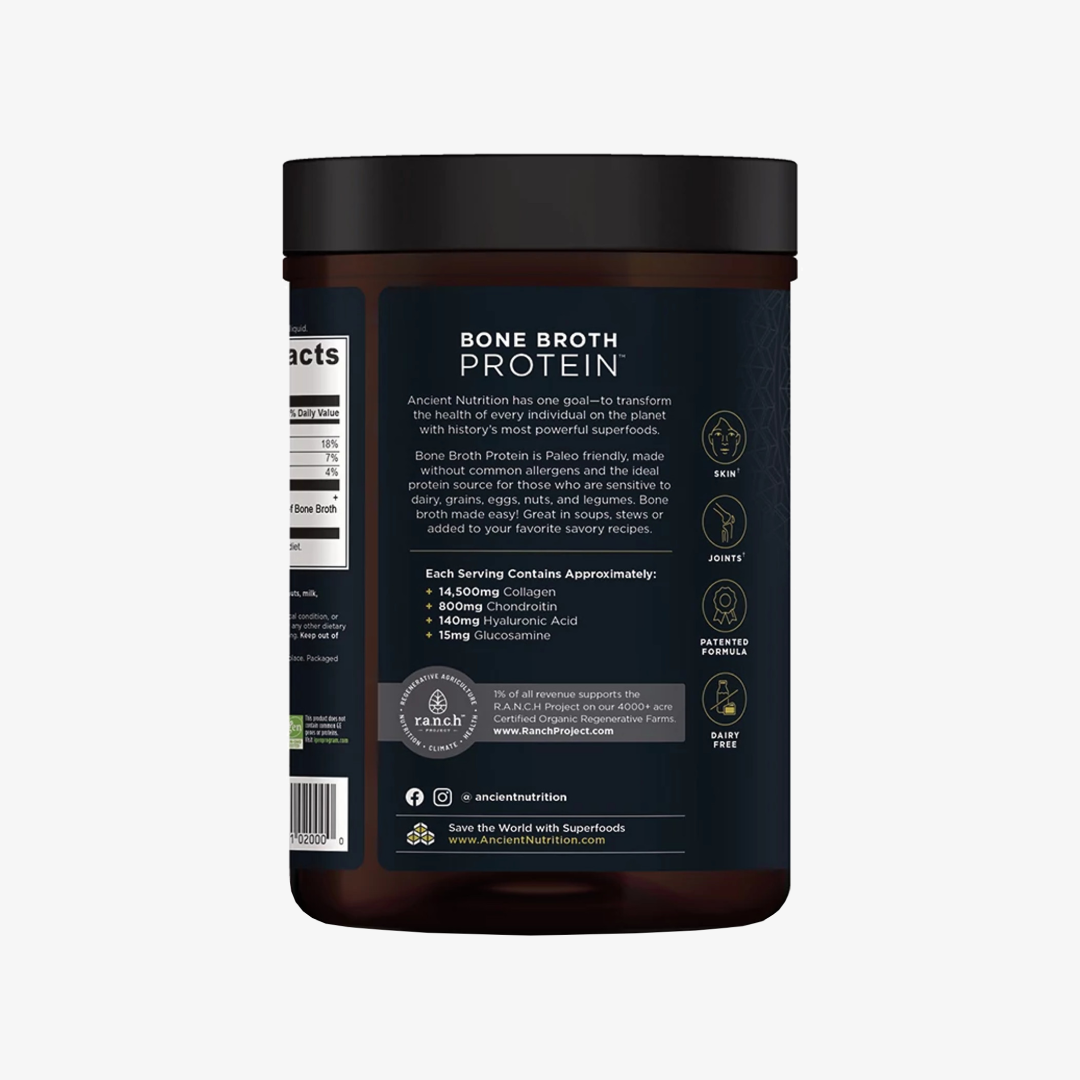 Ancient Nutrition Bone Broth Protein - Pure