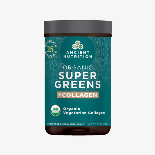 Ancient Nutrition Organic SuperGreens +Collagen Powder