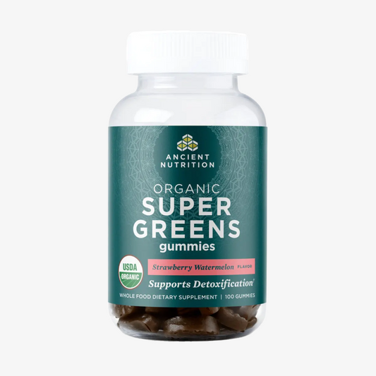 Ancient Nutrition Supergreens Gummies - Strawberry Watermelon