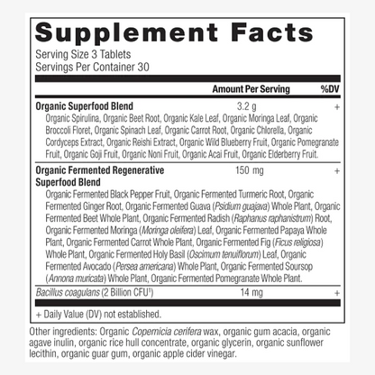 Ancient Nutrition Organic SuperGreens Tablets