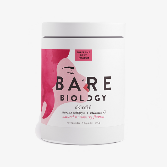 Bare Biology Skinful Pure Marine Collagen - Strawberry