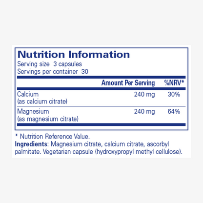 Pure Encapsulations Calcium Magnesium (Citrate)