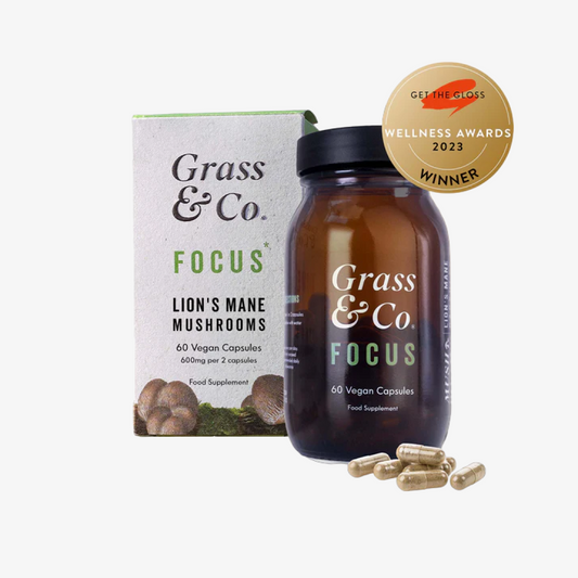 Grass & Co. FOCUS - Lion's Mane, Ginseng & Omega-3