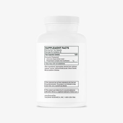 Thorne Curcumin Phytosome - NSF Certified for Sport