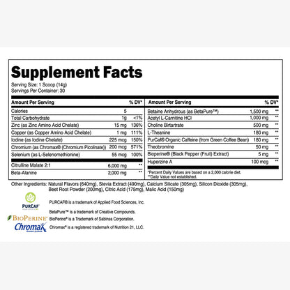 Lean Pre Workout - Tropical Punch