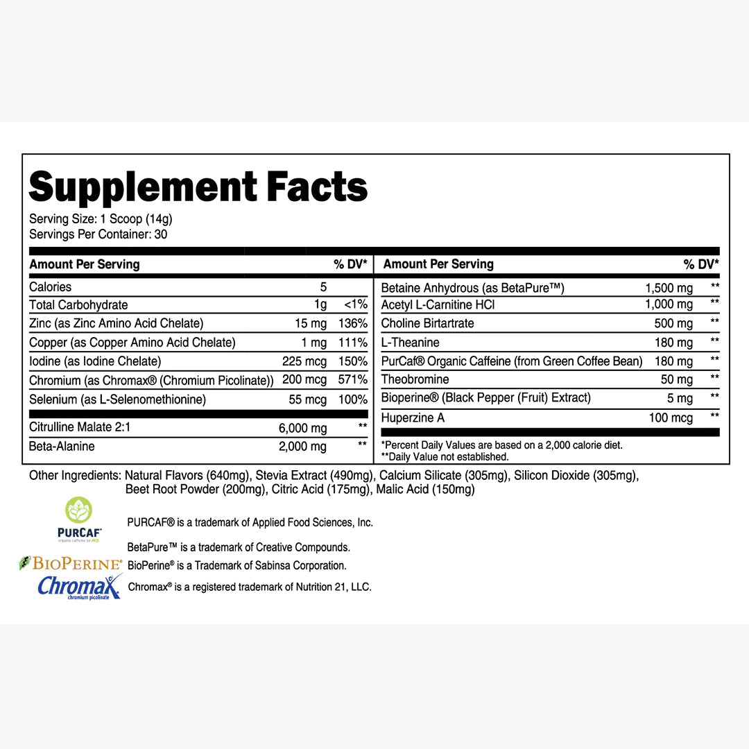 Lean Pre Workout - Fruit Punch