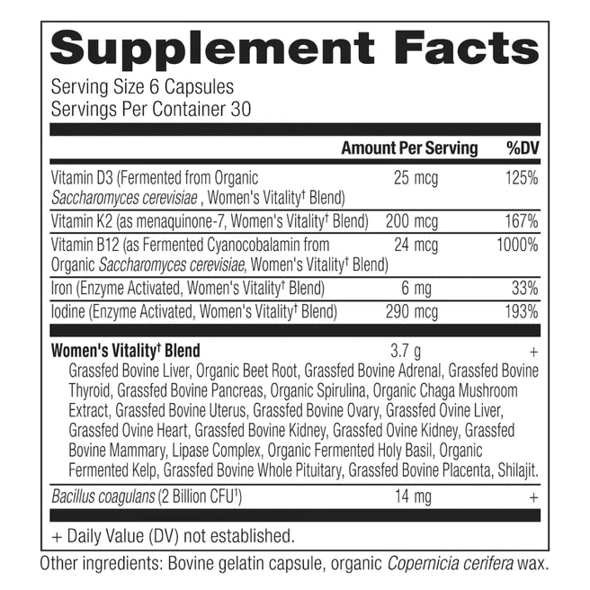 Ancient Nutrition Women's Vitality